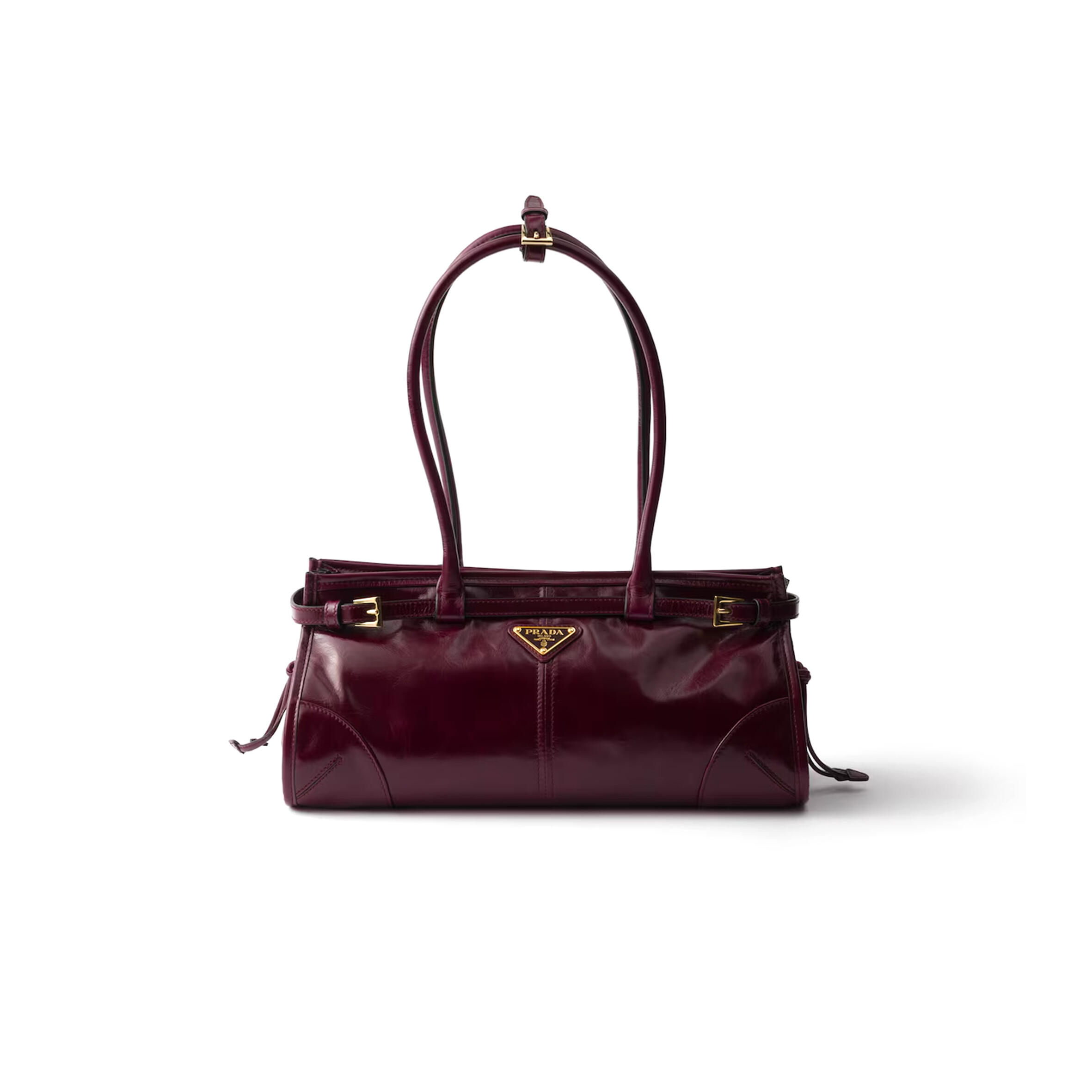 PRADA BONNIE MEDIUM LEATHER HANDBAG 1BA426 (32*15.5*12cm)
